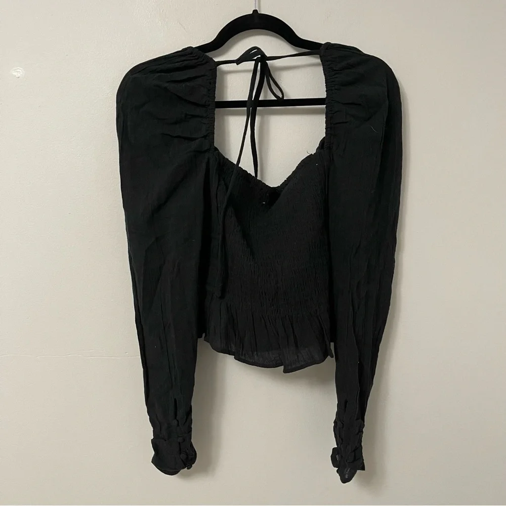 Free People Chloe Top in Black